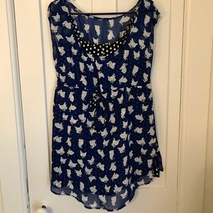 Hot Topic layered bunny tunic